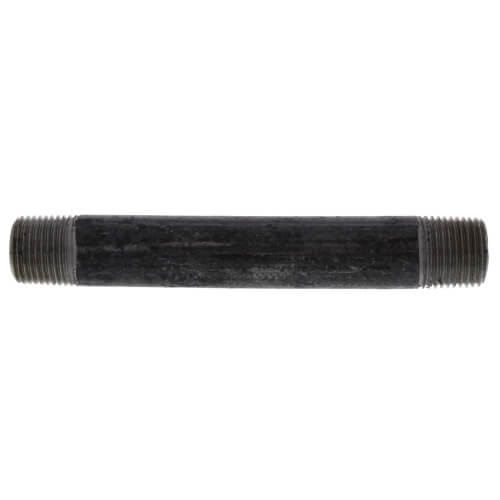 1/2" x 5-1/2" Black Nipple