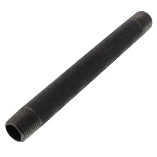 Main product image of 1/2" x 7-1/2" Schedule 40 Black Nipple