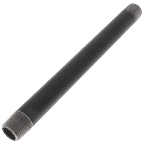 Main product image of 1/2" x 9" Schedule 40 Black Nipple