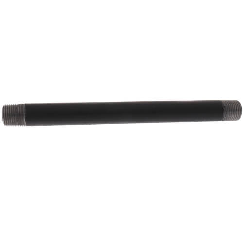 Main product image of 1/2" x 9" Schedule 40 Black Nipple