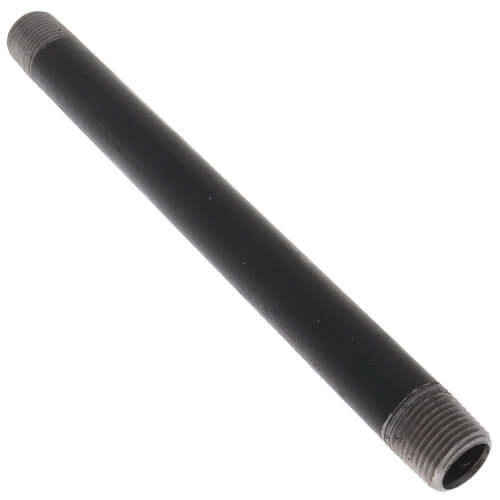 Main product image of 1/2" x 9" Schedule 40 Black Nipple