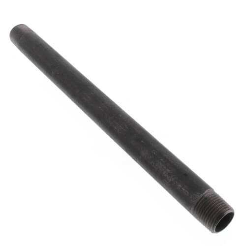 Main product image of 1/2" x 10-1/2" Schedule 40 Black Nipple