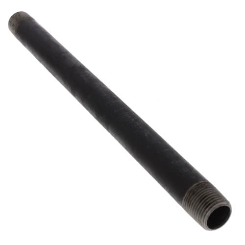 Main product image of 1/2" x 11" Schedule 40 Black Nipple