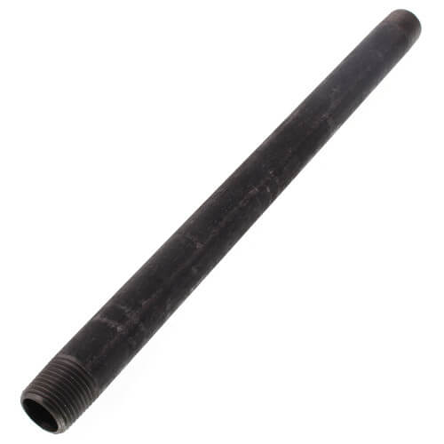 Main product image of 1/2" x 12" Schedule 40 Black Nipple