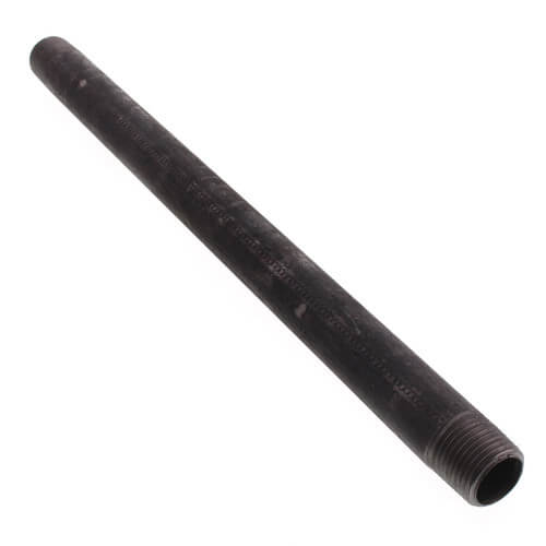 Main product image of 1/2" x 12" Schedule 40 Black Nipple