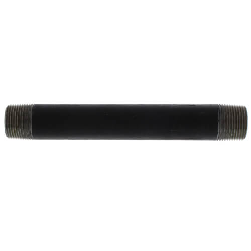 3/4" x 7" Black Nipple