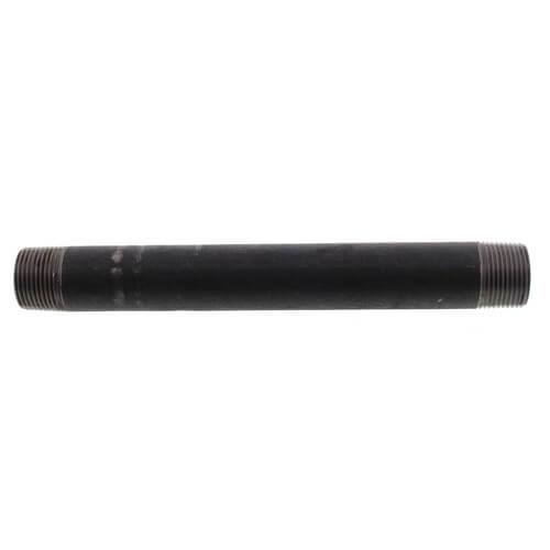 3/4" x 8" Black Nipple