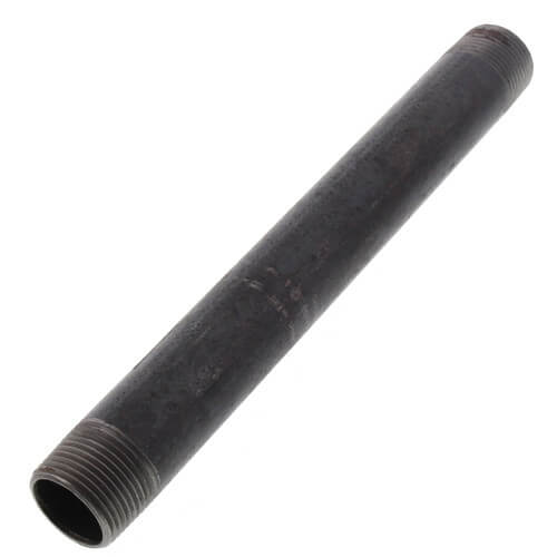 Main product image of 3/4" x 8-1/2" Schedule 40 Black Nipple