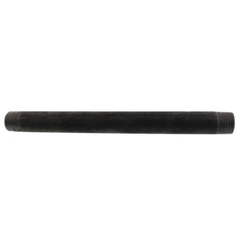 3/4" x 11" Black Nipple