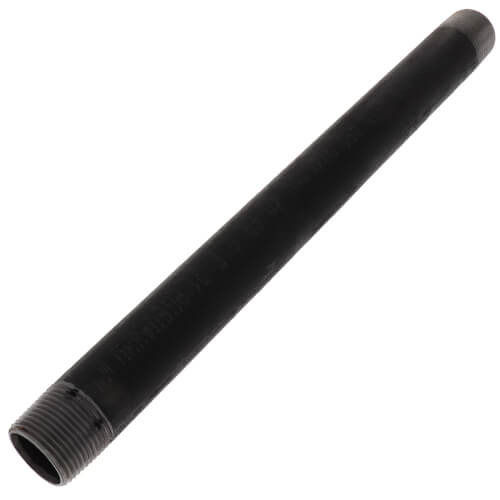 Main product image of 3/4" x 11-1/2" Schedule 40 Black Nipple
