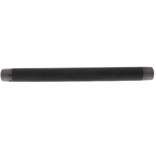 Main product image of 3/4" x 11-1/2" Schedule 40 Black Nipple