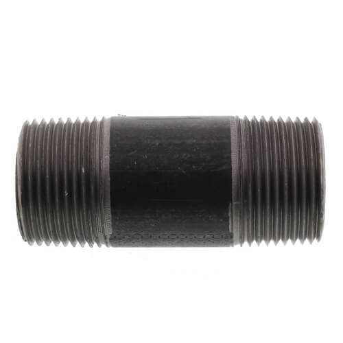 1" x 3" Black Nipple
