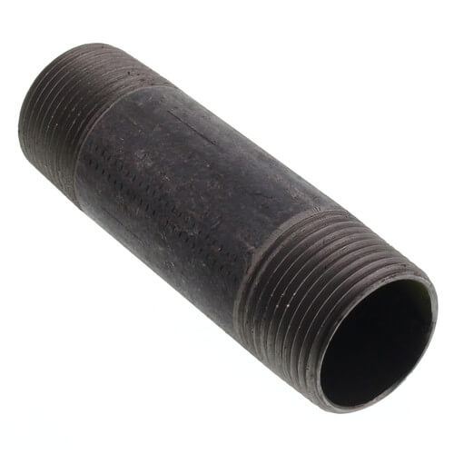 1" x 4" Black Nipple