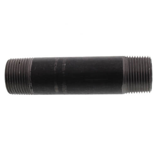 1" x 5" Black Nipple