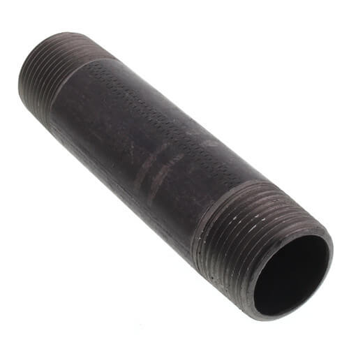 1" x 5" Black Nipple