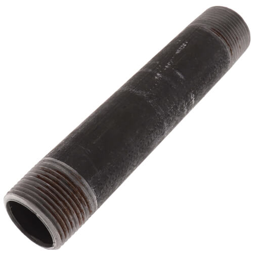 1" x 6-1/2" Black Nipple
