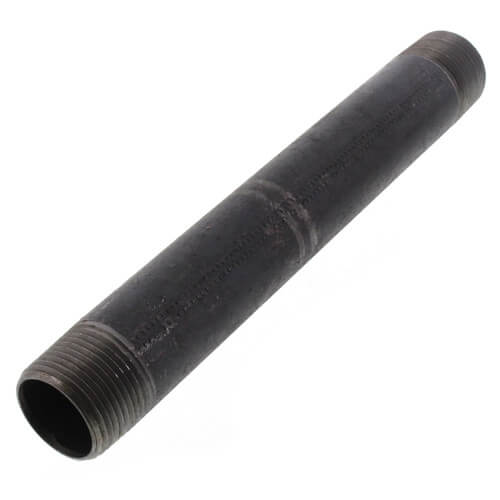 Main product image of 1" x 9" Schedule 40 Black Nipple