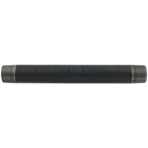 Main product image of 1" x 10" Schedule 40 Black Nipple