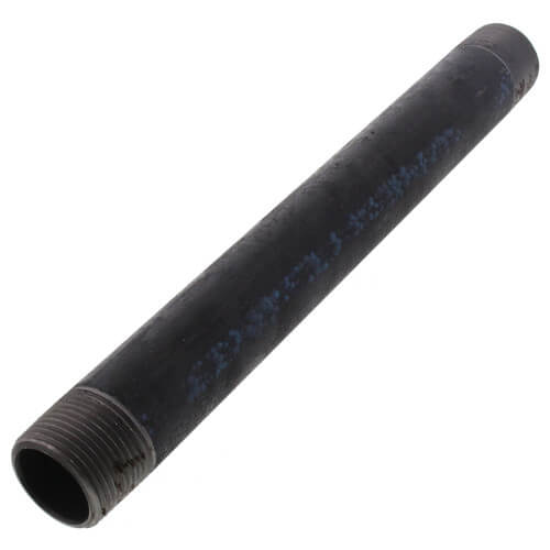 Main product image of 1" x 11" Schedule 40 Black Nipple