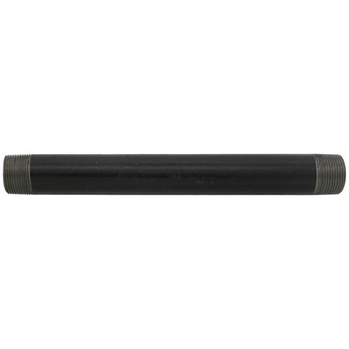 Main product image of 1" x 12" Schedule 40 Black Nipple