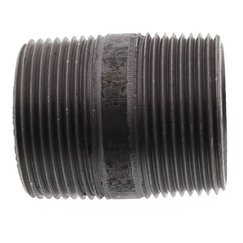 1-1/4" x 2" Black Nipple