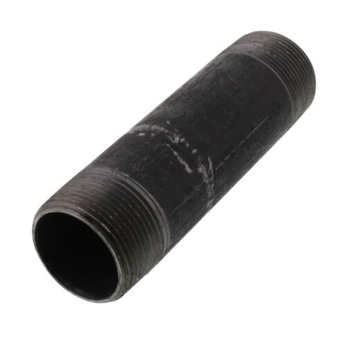 1-1/4" x 5-1/2" Black Nipple