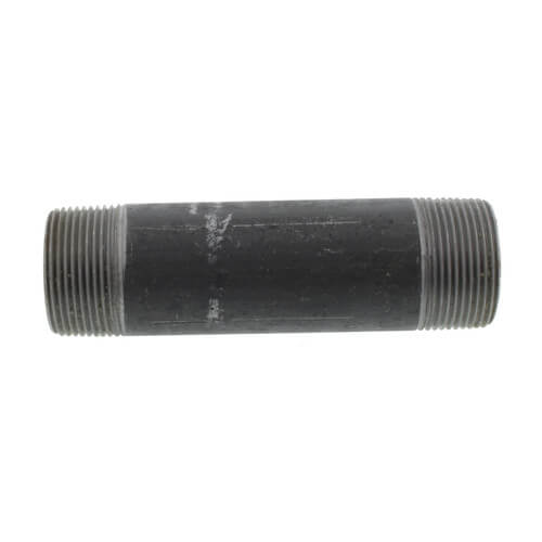 1-1/4" x 5-1/2" Black Nipple