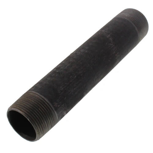 1-1/4" x 8" Black Nipple