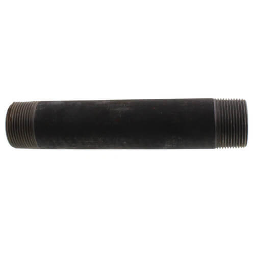 1-1/4" x 8" Black Nipple