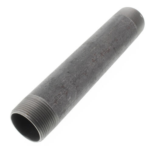 Main product image of 1-1/4" x 8-1/2" Schedule 40 Black Nipple