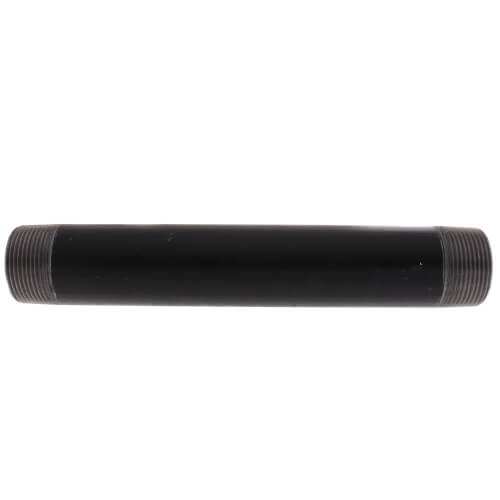 1-1/4" x 9-1/2" Black Nipple