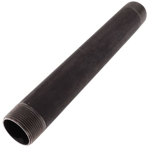 Main product image of 1-1/4" x 11-1/2" Schedule 40 Black Nipple