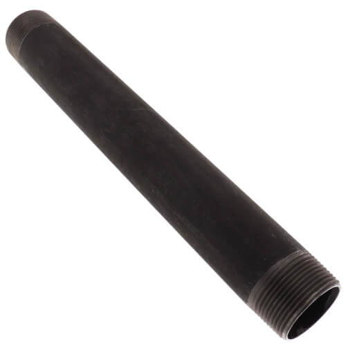 Main product image of 1-1/4" x 11-1/2" Schedule 40 Black Nipple