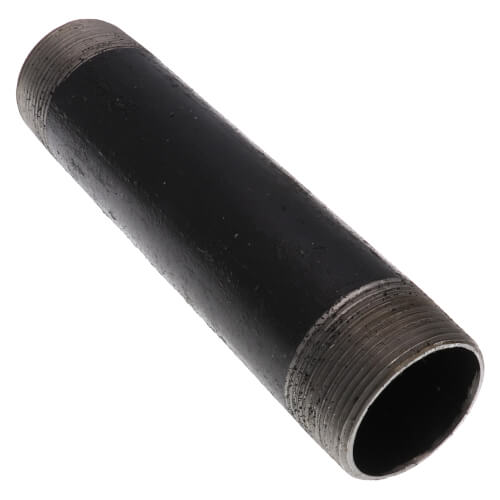 Main product image of 1-1/2" x 7-1/2" Schedule 40 Black Nipple