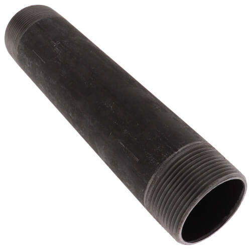 1-1/2" x 8" Black Nipple