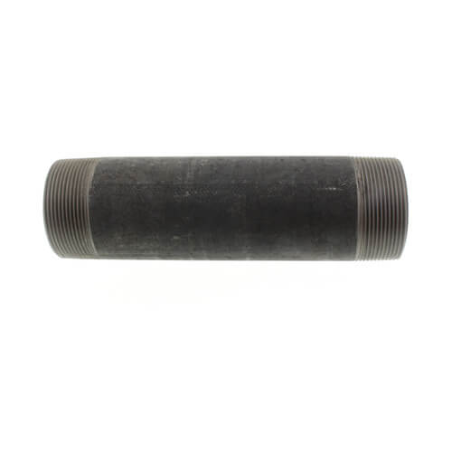 2" x 8" Black Nipple