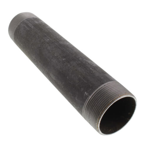 2" x 10" Black Nipple