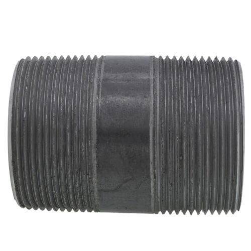 Main product image of 2-1/2" x 4" Schedule 40 Black Nipple