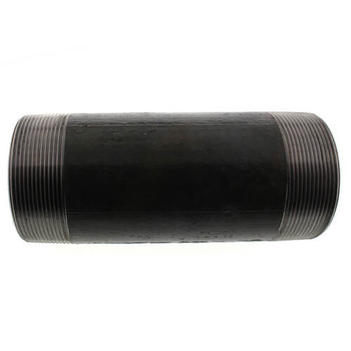 4" x 10" Black Nipple