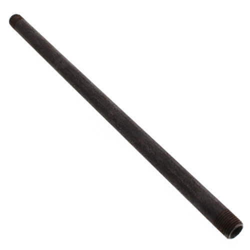 Main product image of 1/4" x 18" Schedule 40 Black Nipple