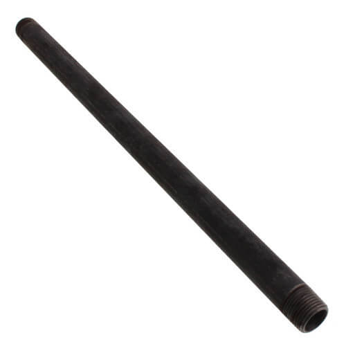 Main product image of 3/8" x 18" Schedule 40 Black Nipple