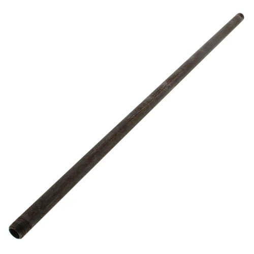 Main product image of 3/8" x 24" Schedule 40 Black Nipple