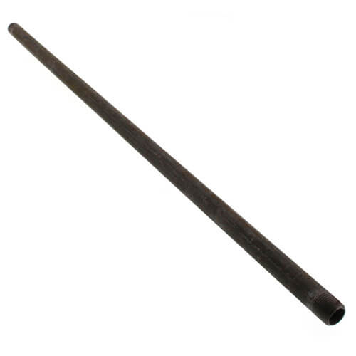 Main product image of 3/8" x 24" Schedule 40 Black Nipple