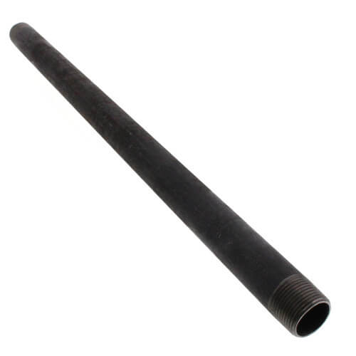 3/4" x 18" Black Nipple