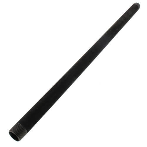 3/4" x 24" Black Nipple