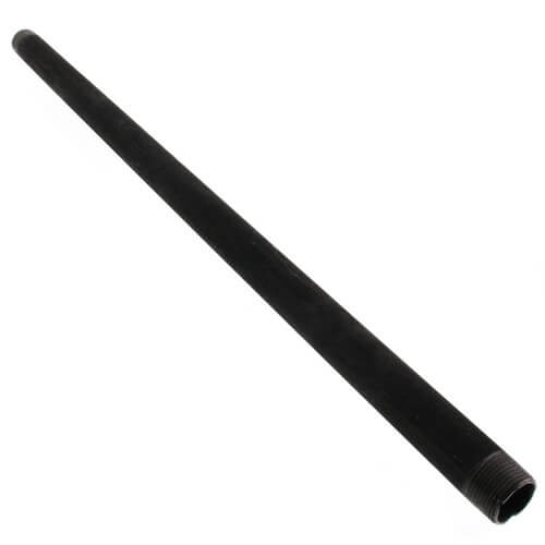 3/4" x 24" Black Nipple