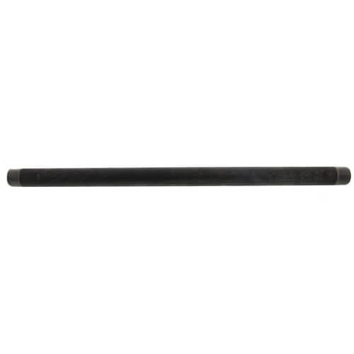 1" x 24" Black Nipple