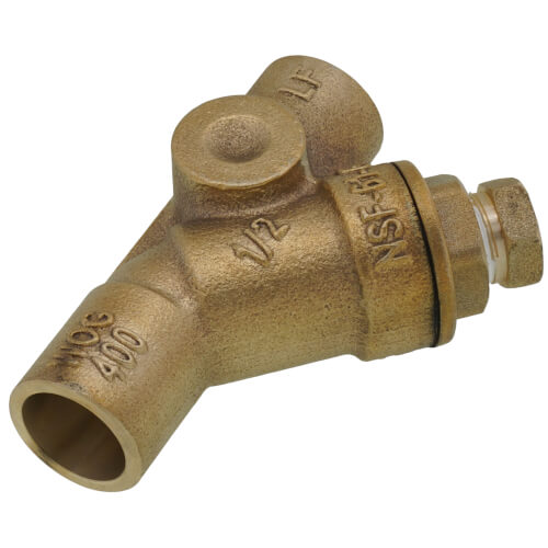 Main product image of 1/2" LFS777SI Lead Free Brass Wye Strainer (Solder)