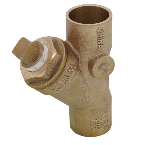 1" LFS777SI Lead Free Brass Wye Strainer (Solder)