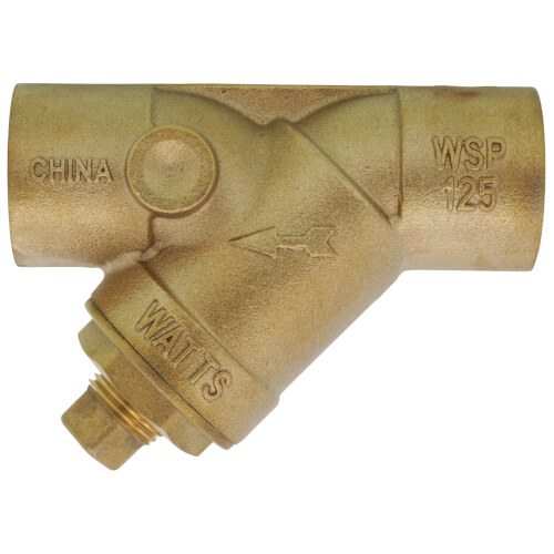 Main product image of 1-1/4" LFS777SI Lead Free Brass Wye Strainer (Solder)